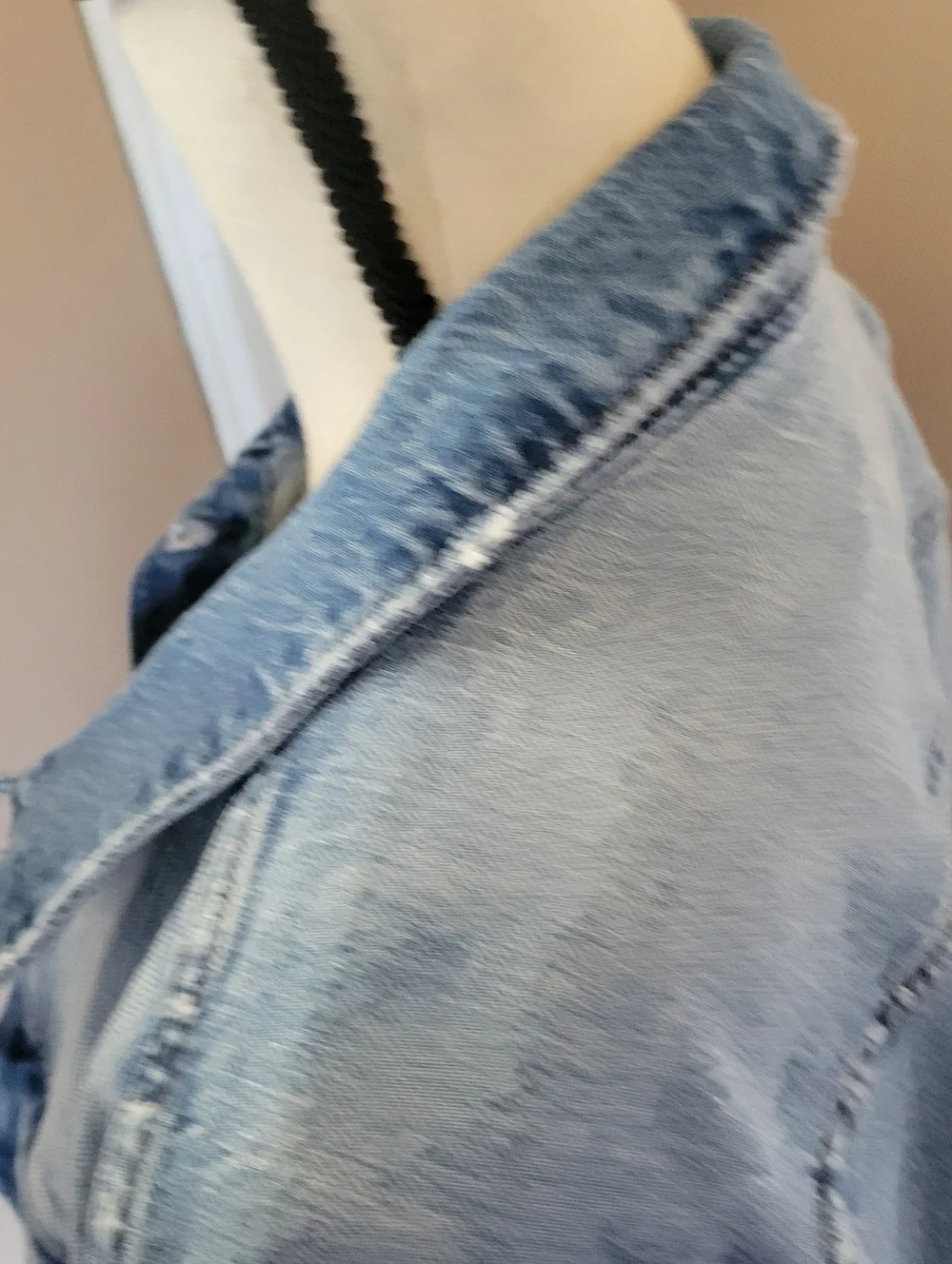 Light Wash Classic Denim Jacket - Picture 3 of 10